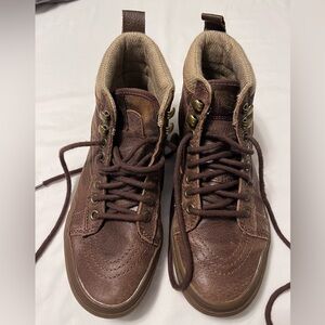 Brown Hightop Vans